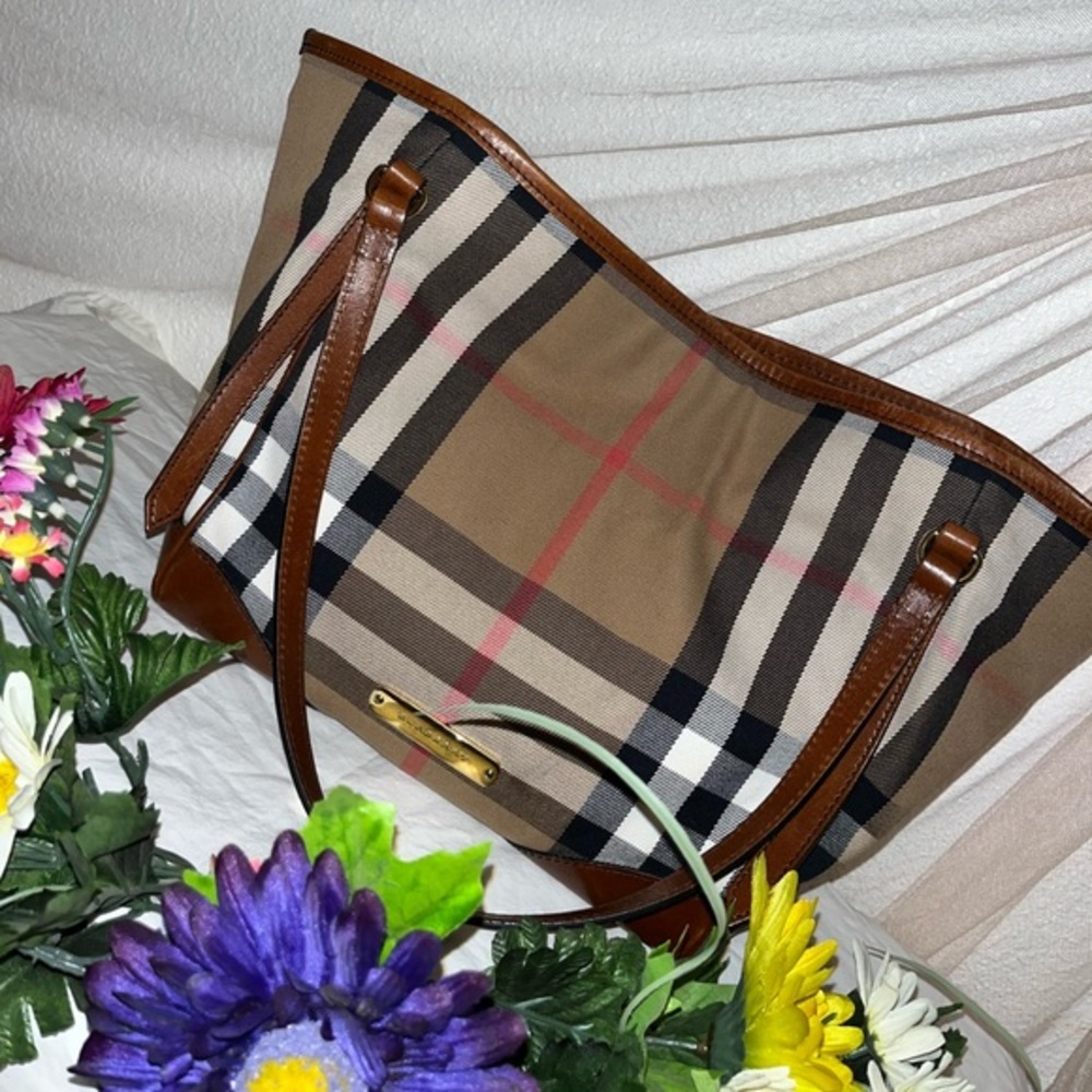 🤎 Original Burberry Brown Canterbury Tote 🤎 - Picture 2 of 8